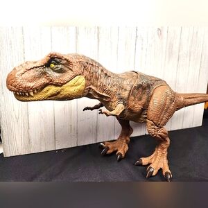 Jurassic World Thrash n Throw T-Rex Figure 2020 Large 20" T-REX Kidcore Toys